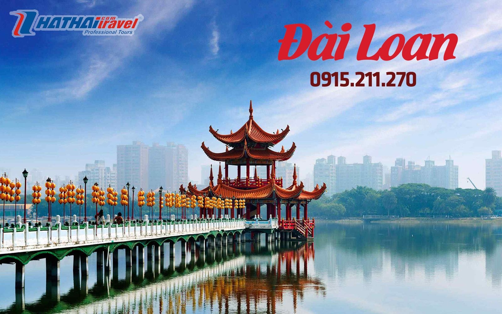 Đài Loan: ĐÀI BẮC - CAO HÙNG – NAM ĐẦU 5N (bay Bamboo Airway )