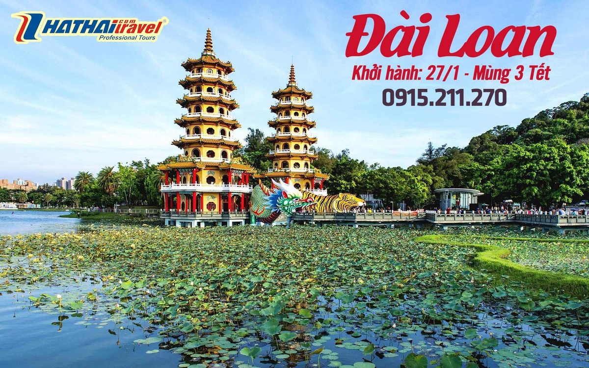 DU LỊCH ĐÀI LOAN 5N4Đ - Khám Phá đảo ngọc Đài Loan  “trái tim của Châu Á”